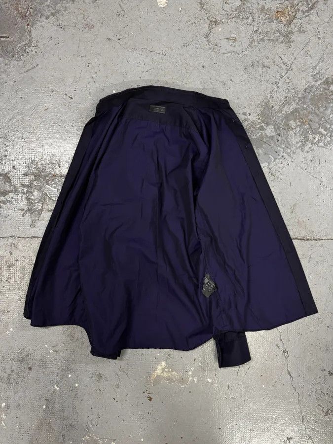 Prada 2000s Prada Minimalist Navy Shirt Size US M / EU 48-50 / 2 - 7 Thumbnail