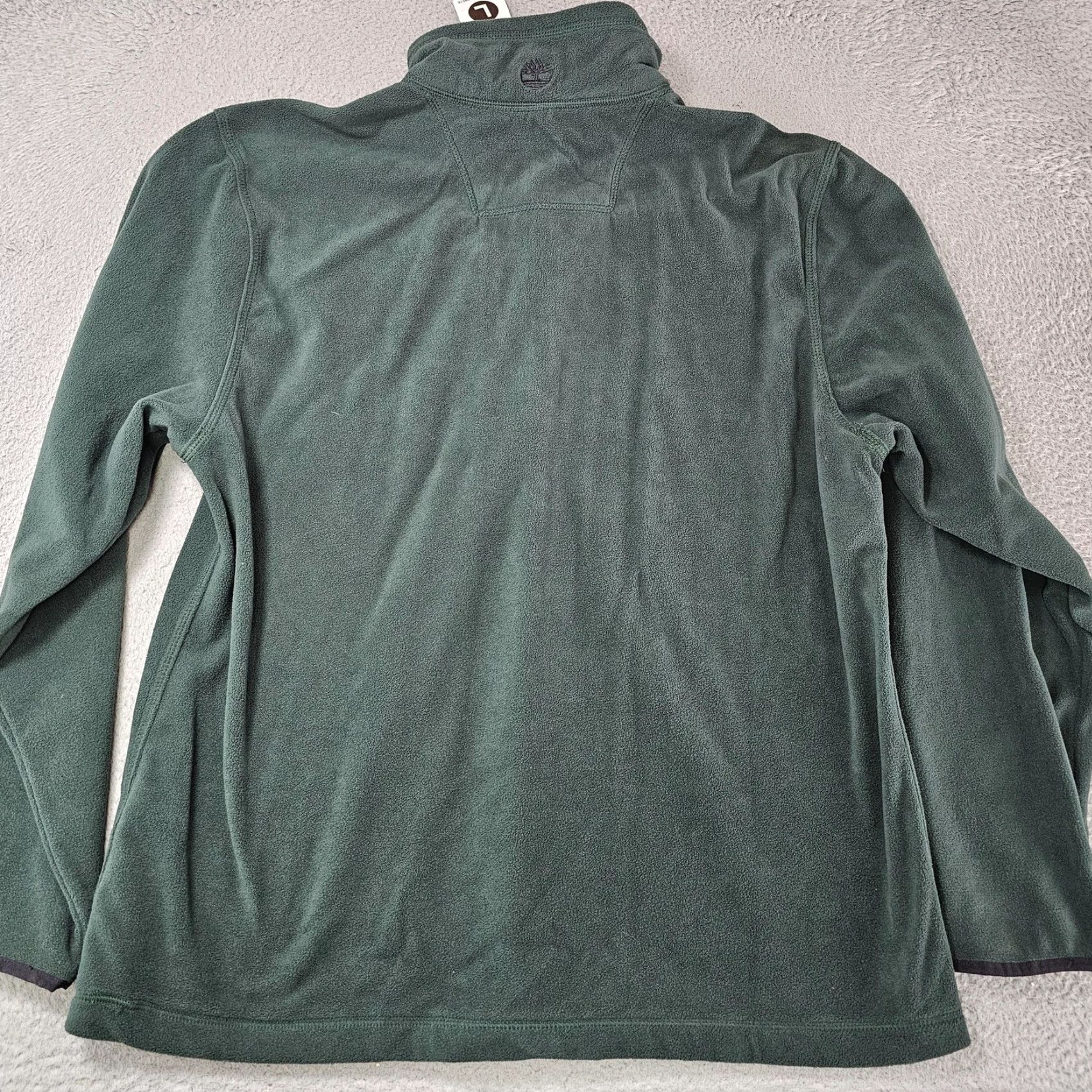 Timberland TIMBERLAND Sweater Mens Large Green Desert Spruce Fleece 1/4 Zip Pullover Size US L / EU 52-54 / 3 - 5 Thumbnail