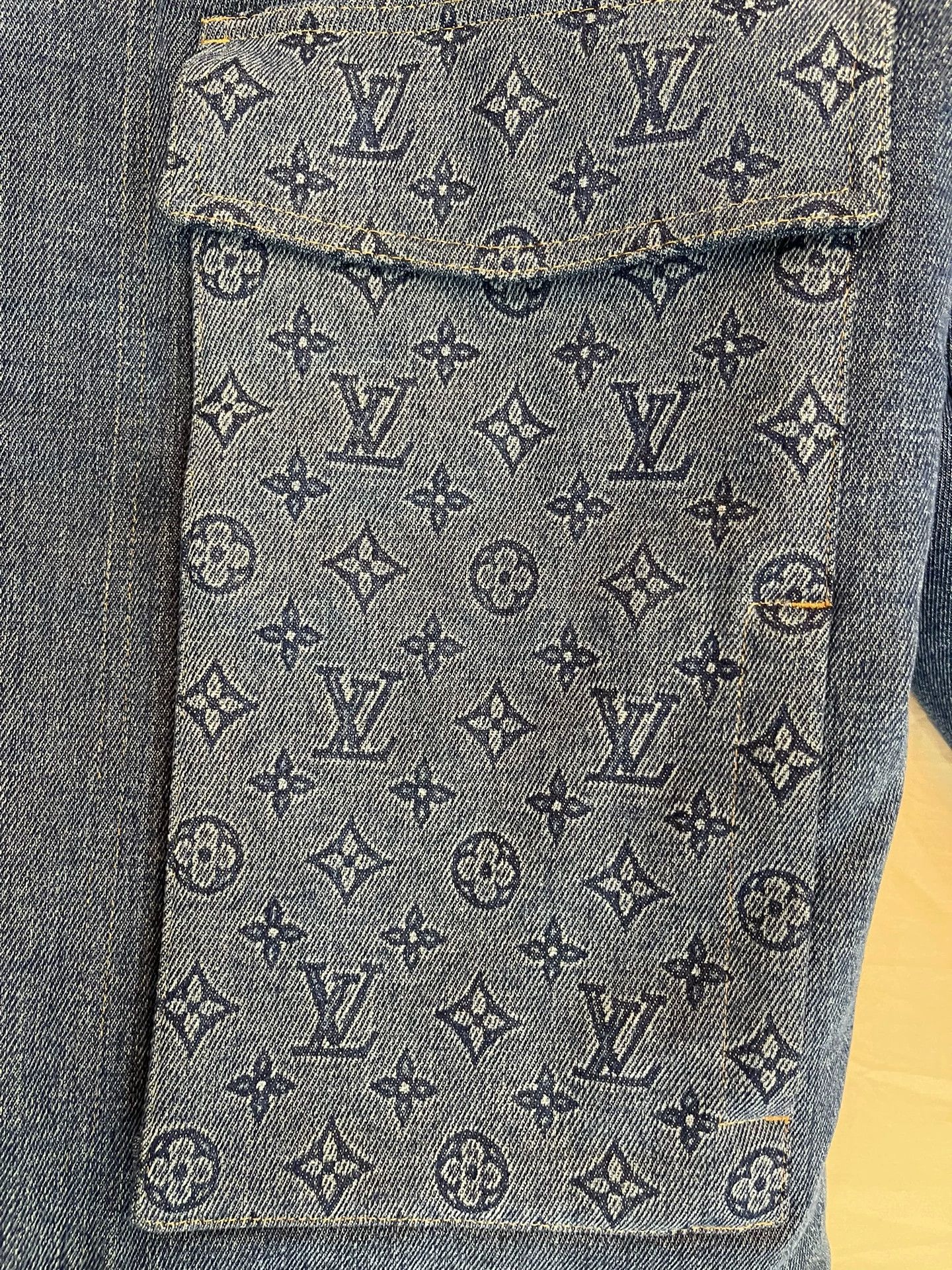 Louis Vuitton LV Lumberjack Classic Denim Monogram Jacket Size 50 New Tags Size US M / EU 48-50 / 2 - 4 Thumbnail