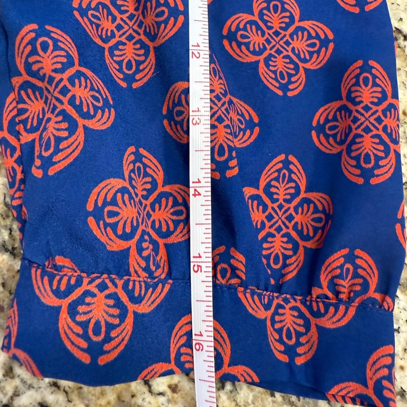 Other Karlie midi sheath dress vibrant blue & pinkish orange SZ LG Size L / US 10 / IT 46 - 10 Thumbnail