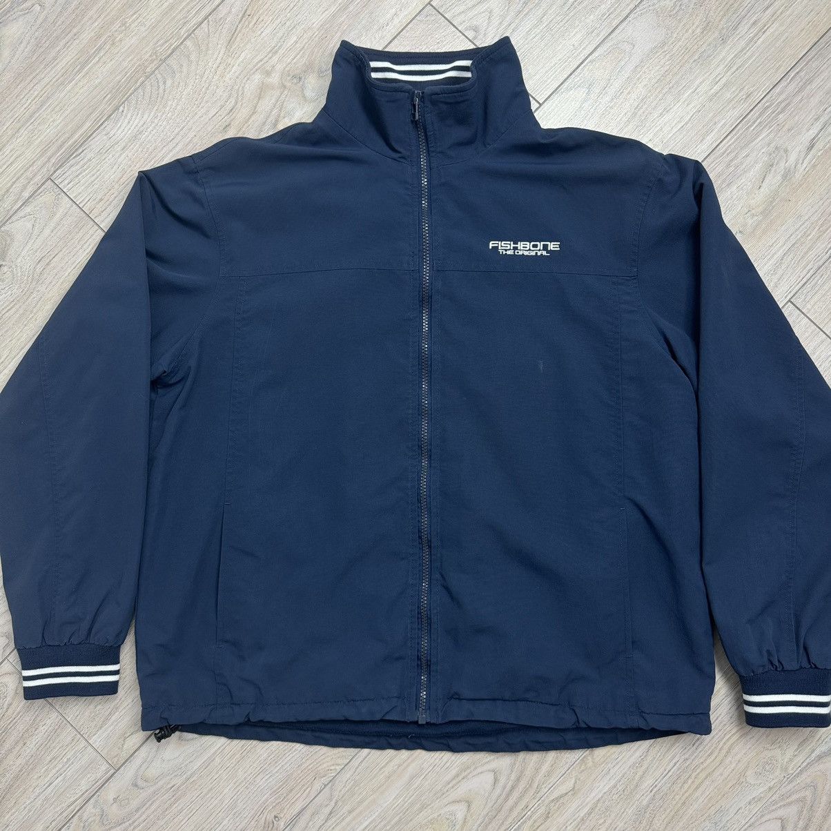 Vintage Vintage 90s Fishbone Zip Up Track Jacket Size US M / EU 48-50 / 2 - 3 Thumbnail