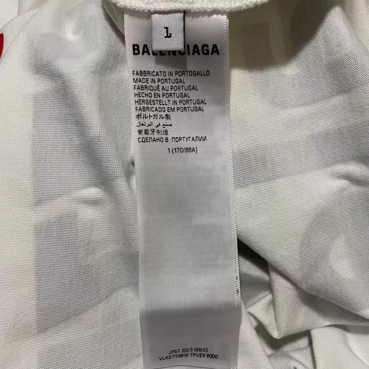Balenciaga Balenciaga Top League White Racing Logo SS Size 1 Size US S / EU 44-46 / 1 - 5 Thumbnail