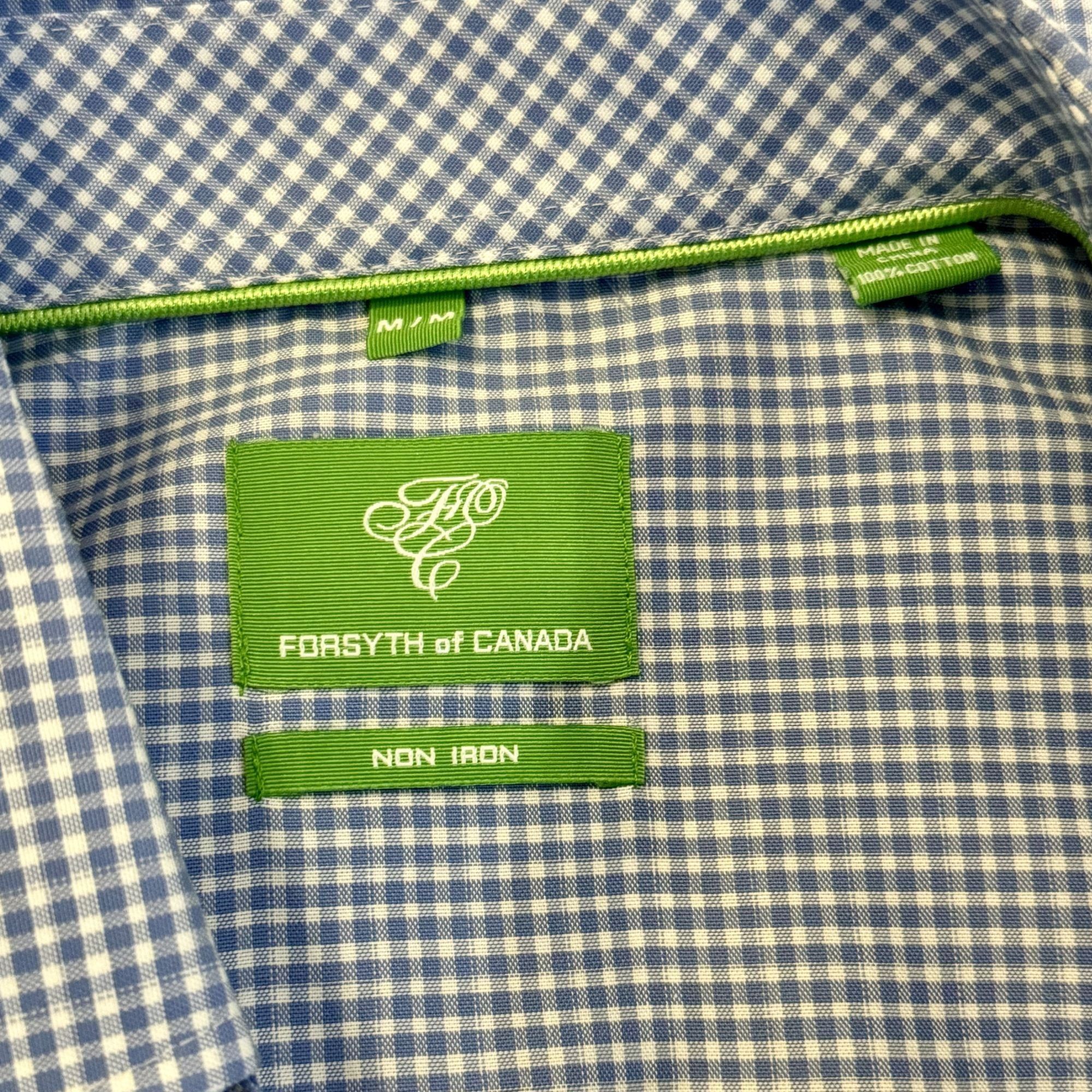 Other Forsyth of Canada Men's Check Button Down Shirt Medium Size US M / EU 48-50 / 2 - 5 Thumbnail