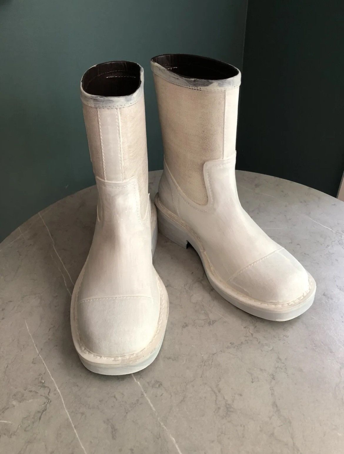 Maison Margiela MM6 Maison Margiela Inside Out Moto Boot Size US 8 / IT 38 - 2 Thumbnail