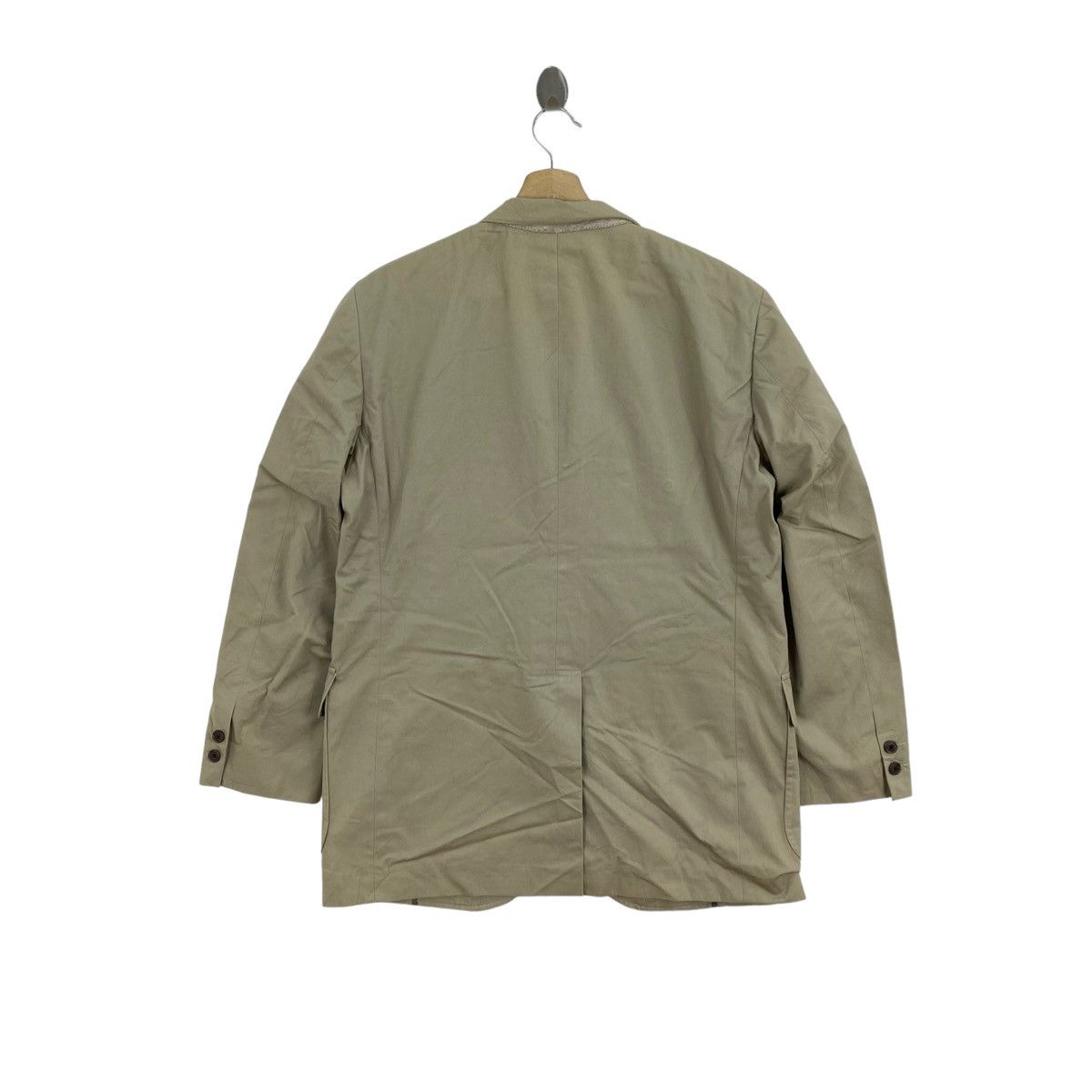J. Press Vintage J.PRESS New York Plain Beige Blazer Coat Size US M / EU 48-50 / 2 - 2 Thumbnail