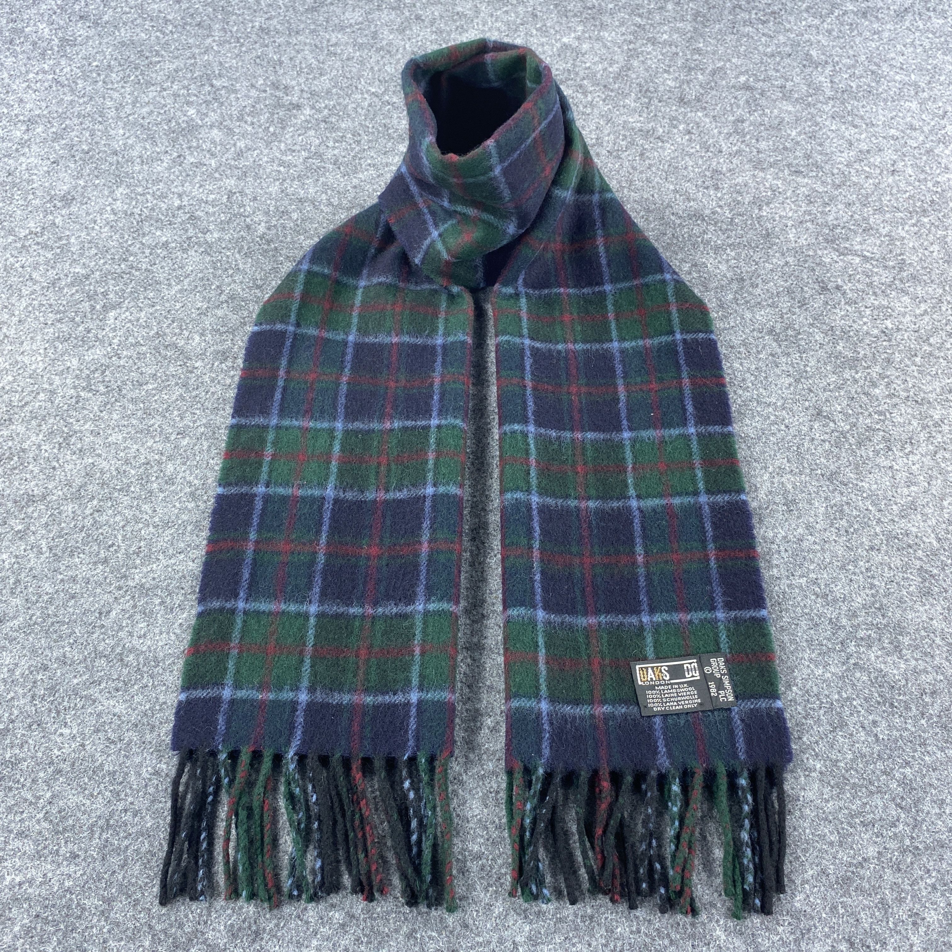 DAKS × Vintage Daks Scarf # Muffler # Neckwear # D487 Size ONE SIZE - 1 Thumbnail