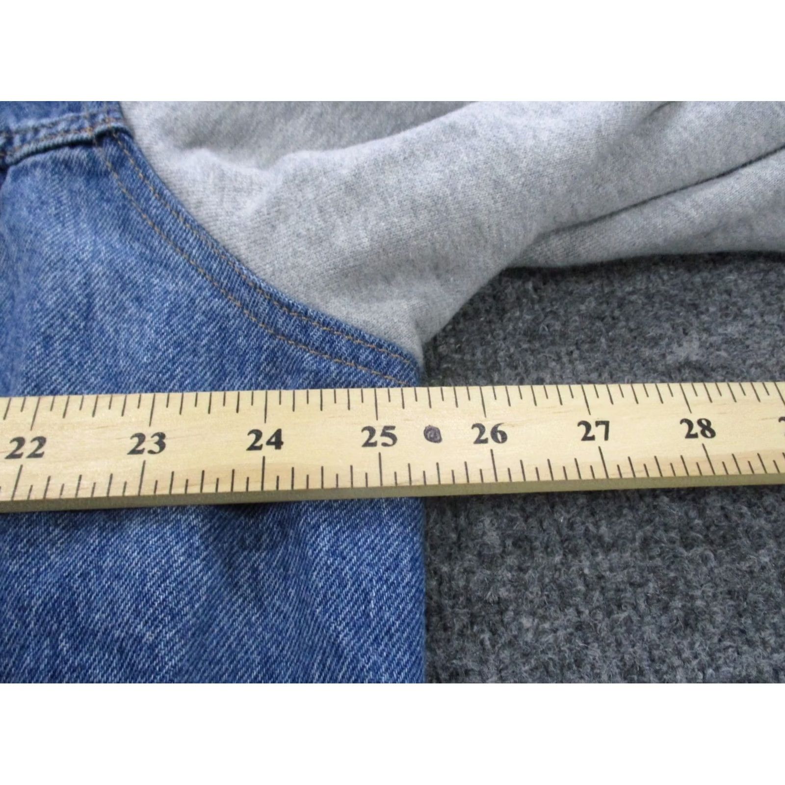 Levi's Levi's Jacket Mens XL Blue Denim Vintage Trucker Outdoors Windbreaker Jacket With Hooded Lined Pockets Thermal Size US 36 / EU 52 - 5 Thumbnail