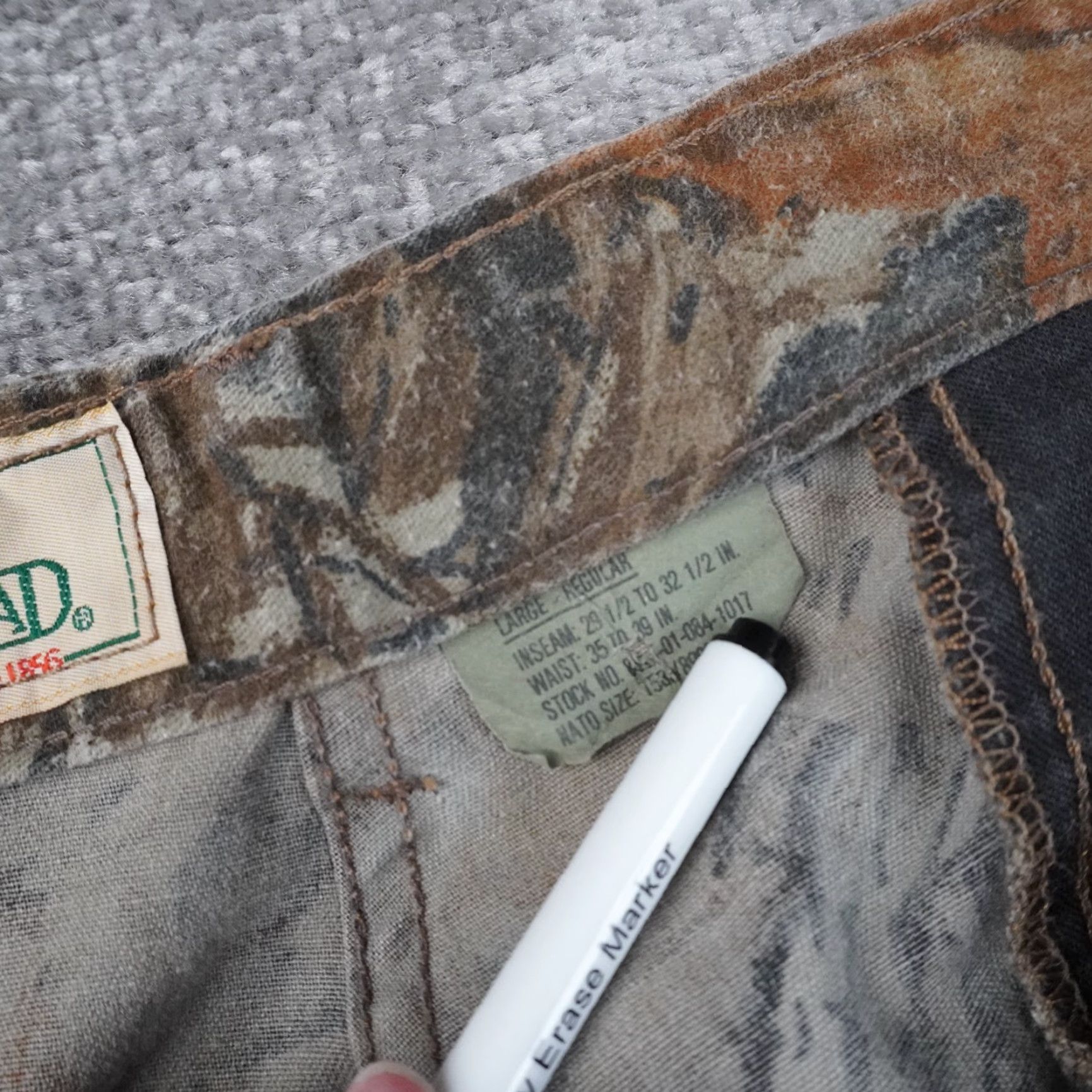 Realtree VINTAGE RedHead RealTree Camo Mens Pants Size US 38 / EU 54 - 4 Thumbnail