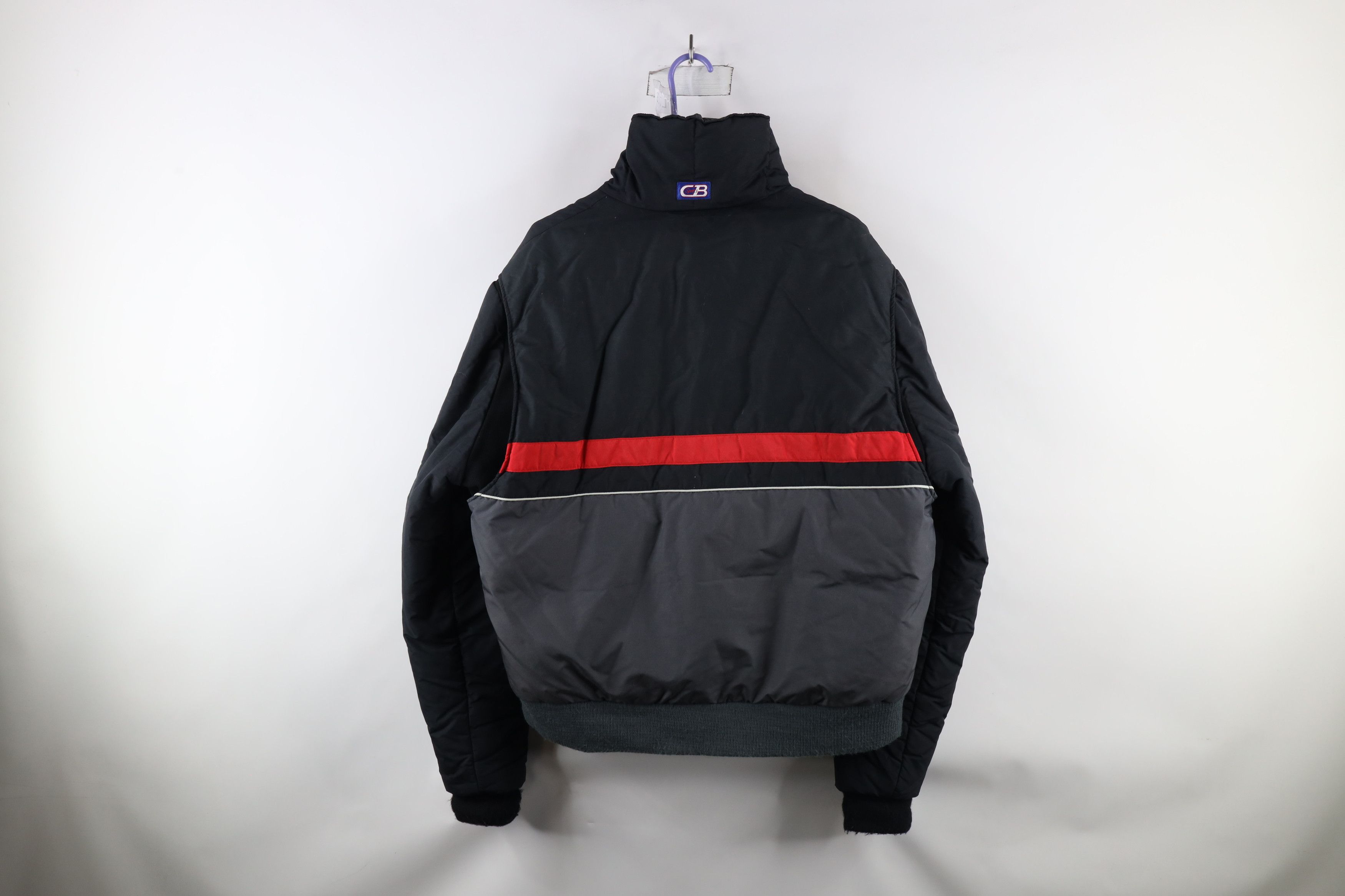 Vintage Vintage 90s Streetwear Striped Duck Down Puffer Jacket USA Size US XL / EU 56 / 4 - 17 Thumbnail