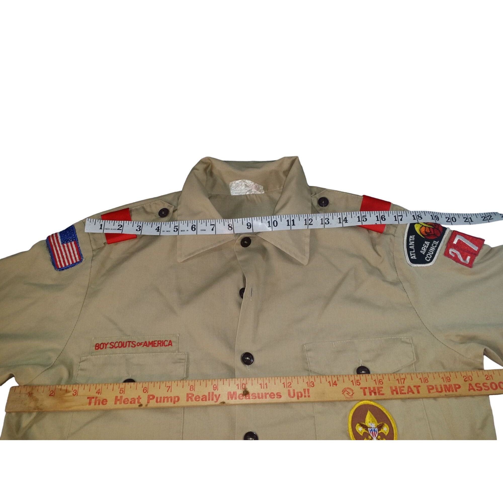 Vintage Vintage Boy Scouts Of America Button Up Shirt Men Sz M Brown Size US M / EU 48-50 / 2 - 5 Thumbnail