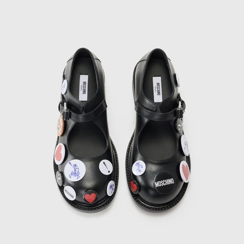Moschino Moschino Embellished Mary Jane Flats NEW Size US 6 / IT 36 - 4 Thumbnail