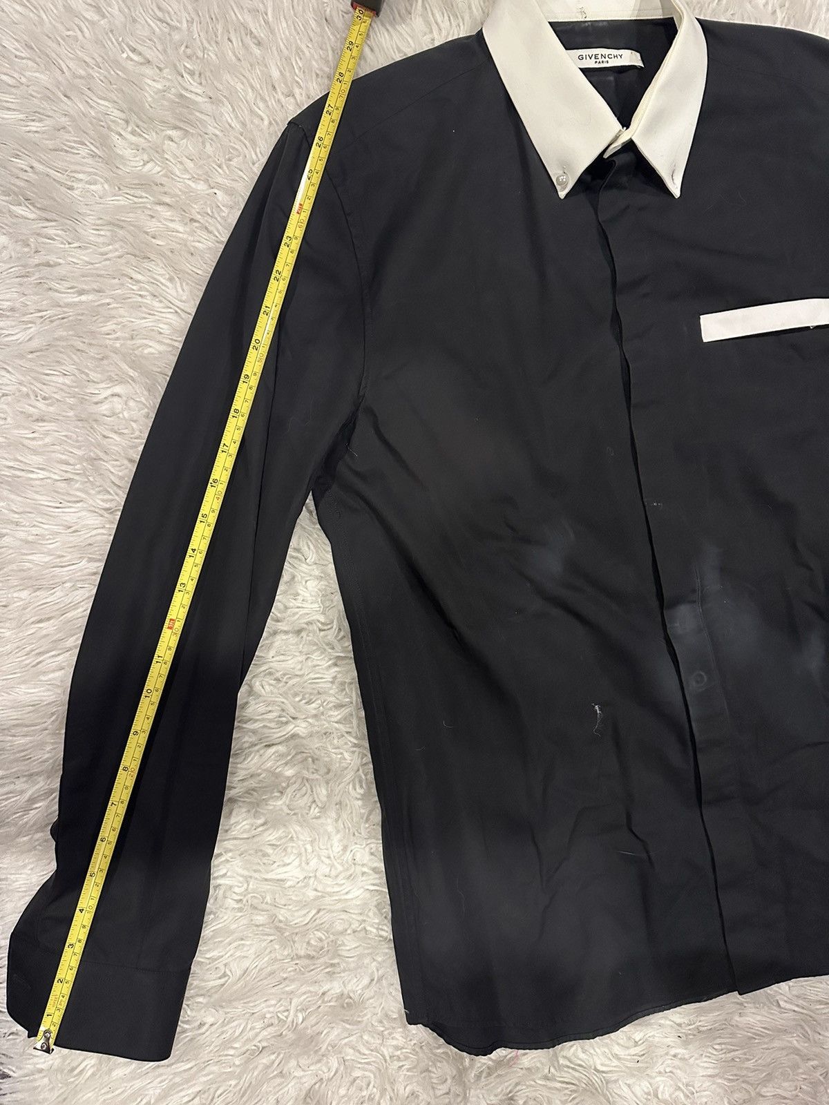 Givenchy Givenchy Mens Pearl Button Up Size US L / EU 52-54 / 3 - 8 Thumbnail