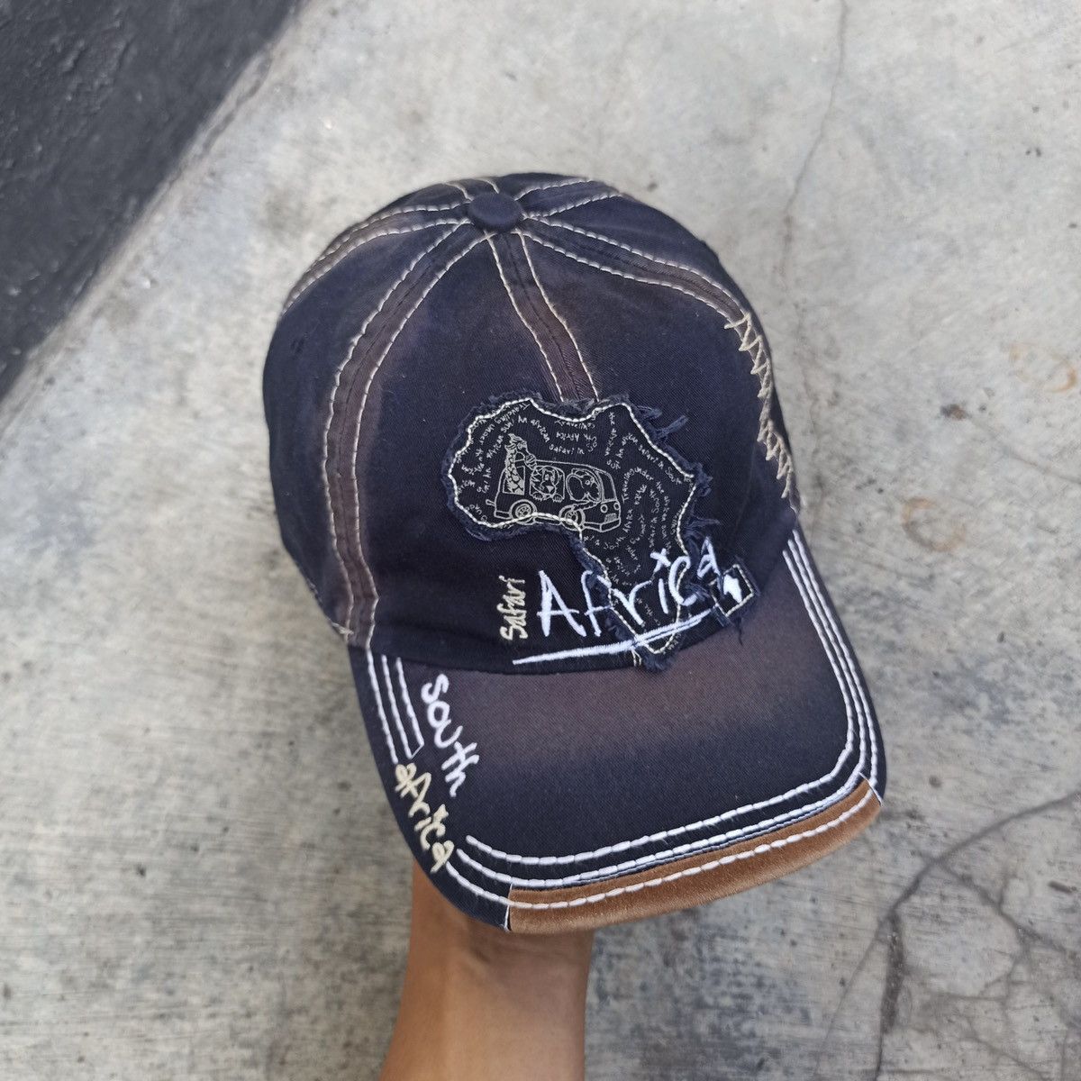 14th Addiction Sick washed distressed hat safari South Africa Size ONE SIZE - 1 Thumbnail