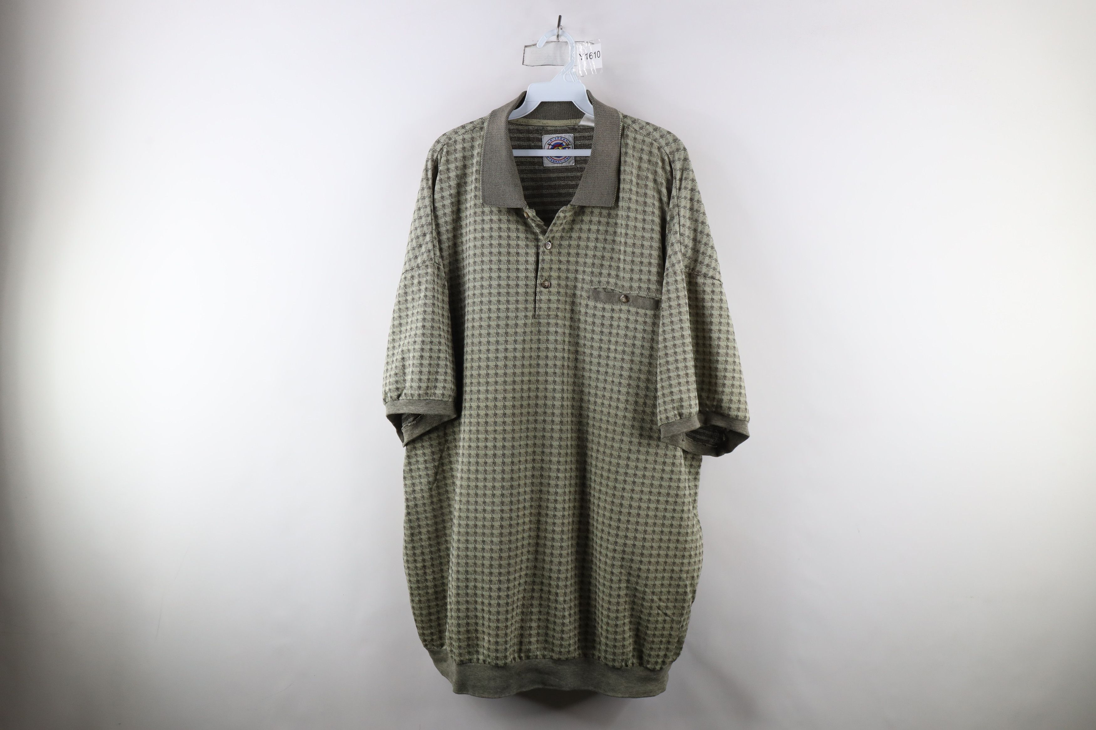 Vintage Vintage 90s Streetwear Knit Collared Pullover Polo Shirt Size US XXL / EU 58 / 5 - 1 Thumbnail