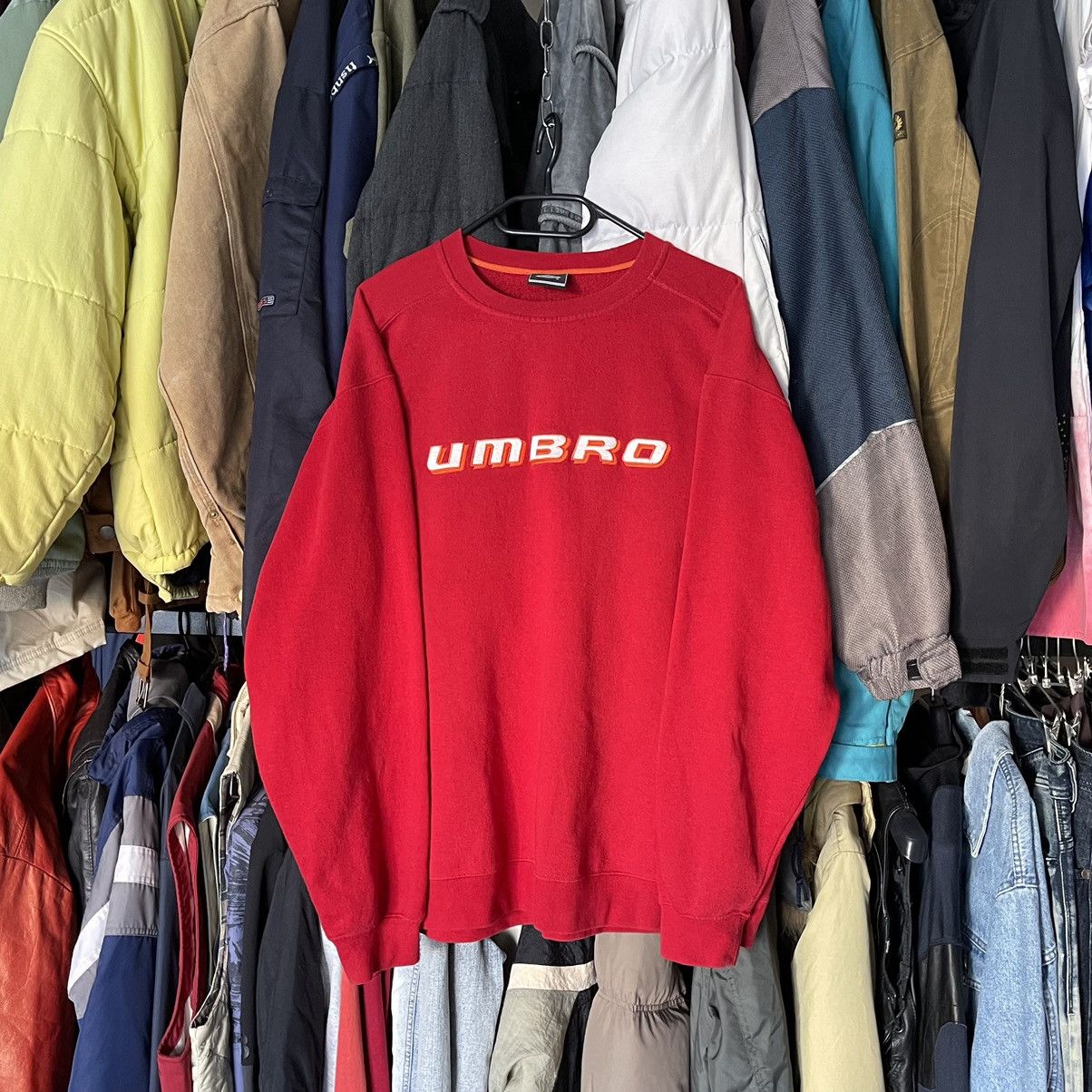 Umbro Umbro Embroidered Logo Oversized Sweatshirt Vintage 90s Size US XL / EU 56 / 4 - 1 Thumbnail