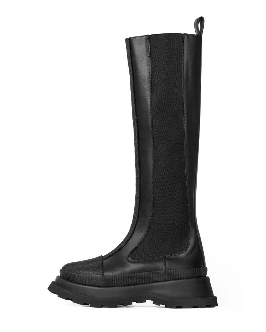 Jil Sander JIL SANDER leather knee chelsea boots Size US 6 / IT 36 - 3 Thumbnail