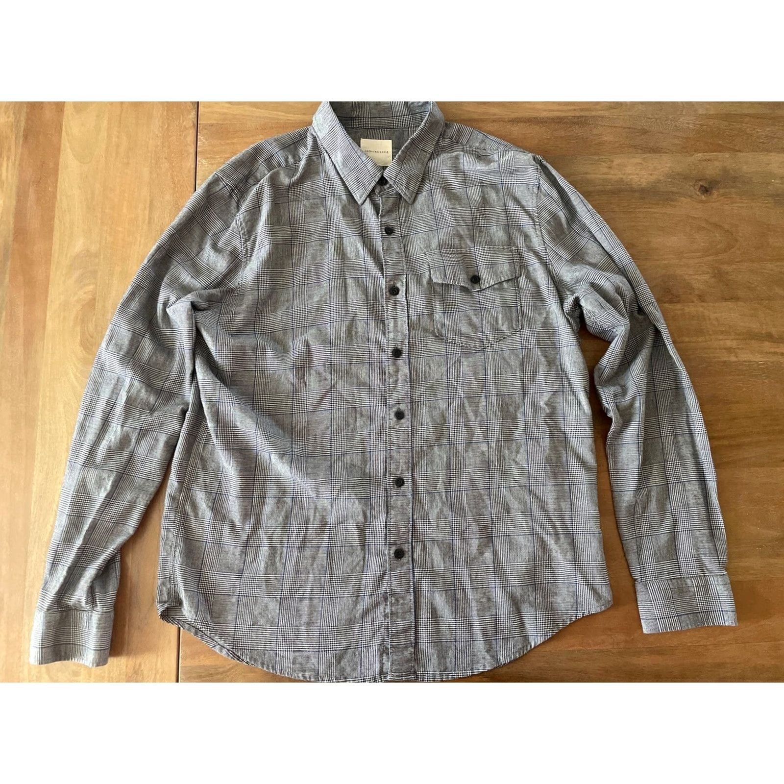 American Eagle Outfitters American Eagle Outfitters Plaid Flannel Shirt Mens L Button-Up Long Sleeve Casual Workwear Outdoors Size US L / EU 52-54 / 3 - 2 Thumbnail