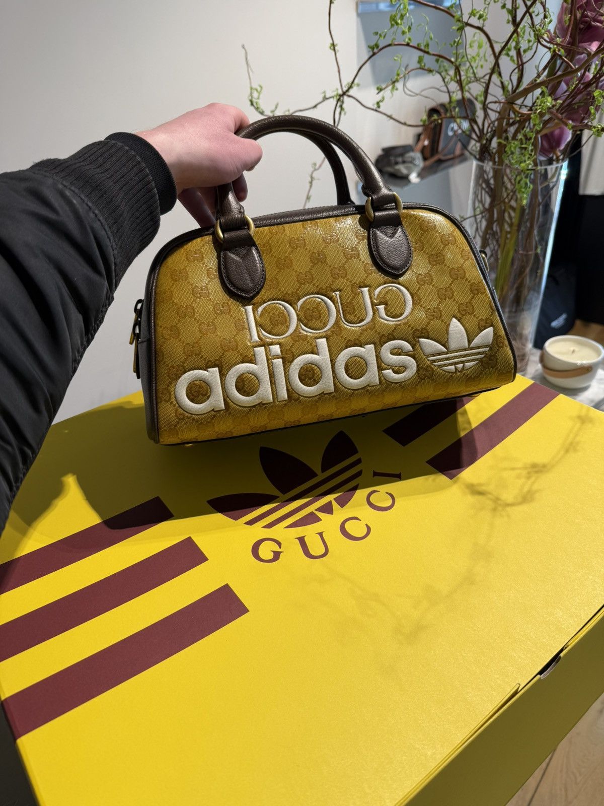 Adidas × Gucci BNWT Gucci x Adidas Medium Bag Size ONE SIZE - 6 Thumbnail