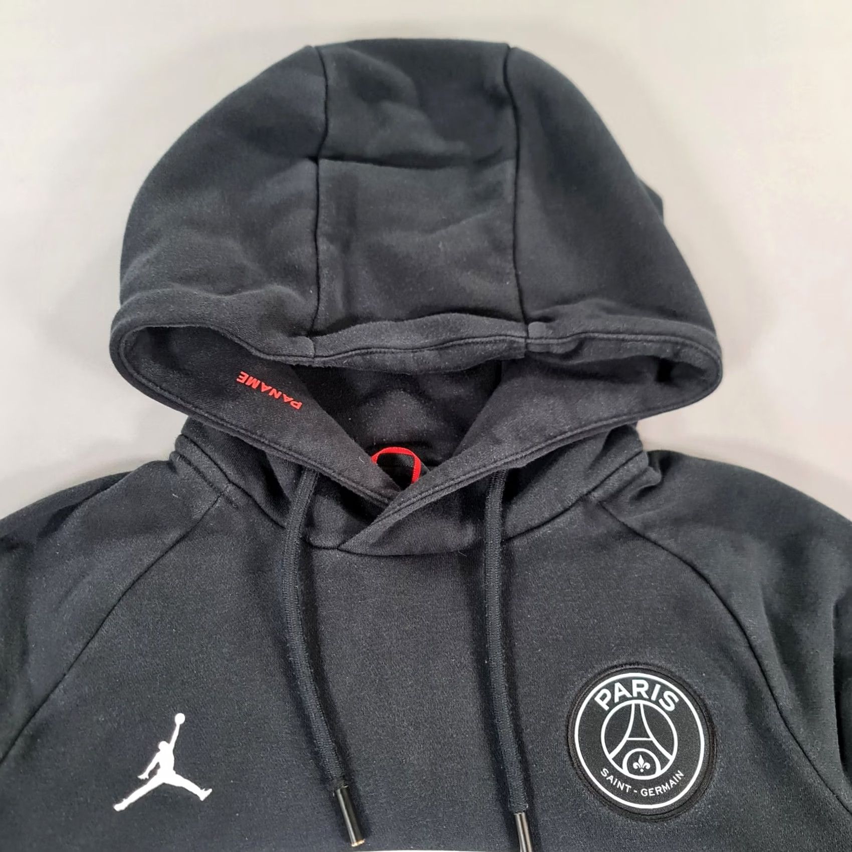 Jordan Brand Jordan Mens Hoodie Black Medium Big Jumpman Logo Paris Saint Germain PSG Fleece Size US M / EU 48-50 / 2 - 2 Thumbnail