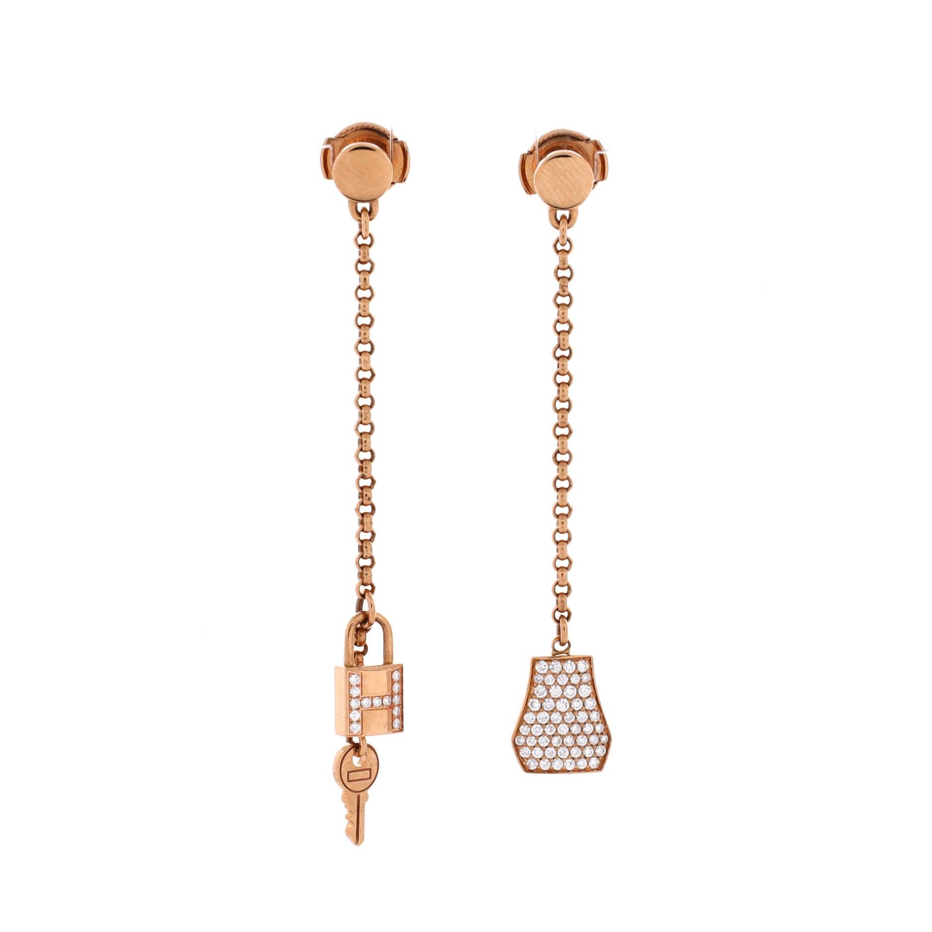 Hermes Kelly Clochette Drop Earrings Size ONE SIZE - 1 Thumbnail