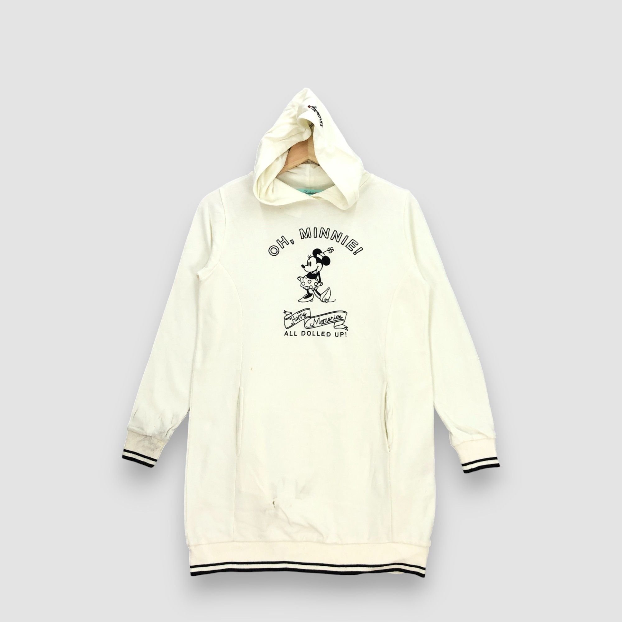 Disney Minnie Mouse Sweatshirt Hooded Disney Cartoon Sweater Size US XS / EU 42 / 0 - 1 Thumbnail
