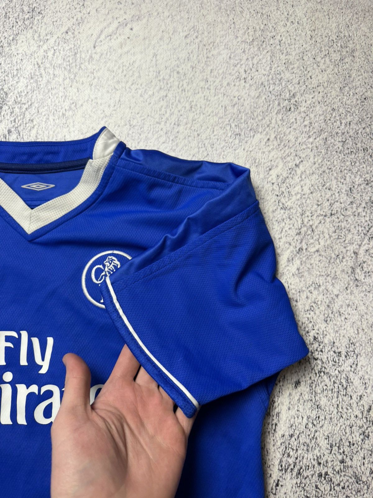Chelsea Soccer CHELSEA 2003 #10 J.Cole FOOTBALL SHIRT SOCCER JERSEY UMBRO Size US S / EU 44-46 / 1 - 11 Thumbnail