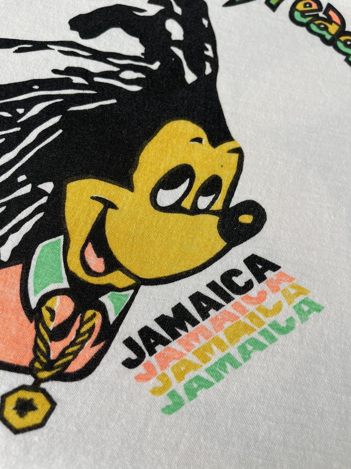 【BASICKS】Mickey Mouse/Vintage Ringer Tシャツ BLACK Vintage Mickey Mouse Disney T-shirt Black Short Sleeve Big