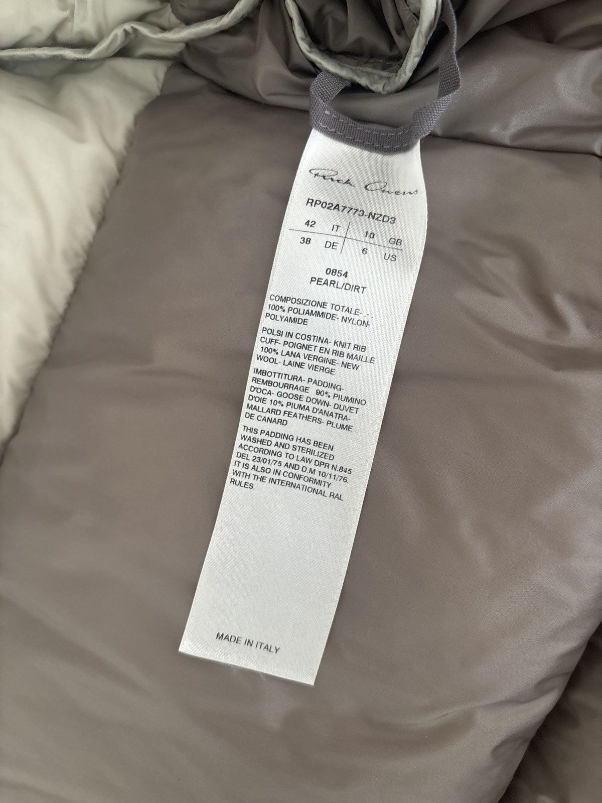 Rick Owens Rick Owens 2021 Gethsemane Funnel Neck Jacket Size M / US 6-8 / IT 42-44 - 6 Thumbnail