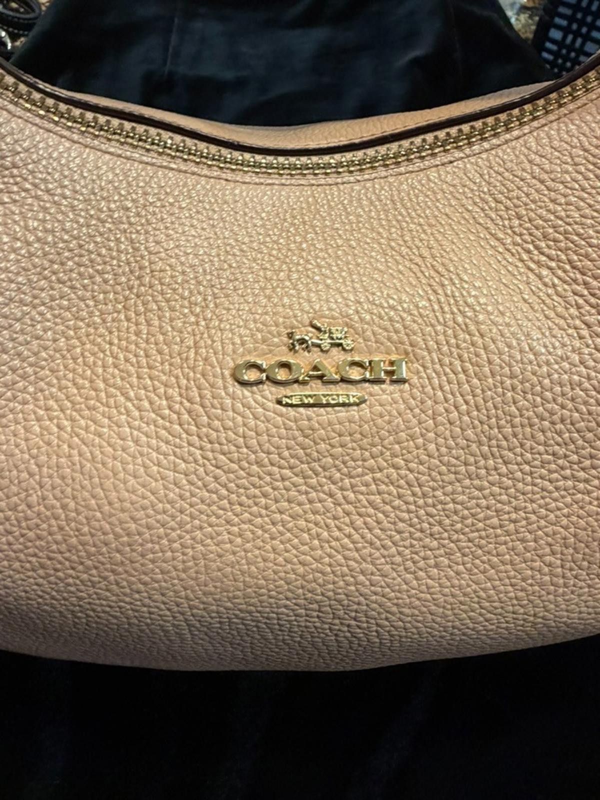 Coach Coach Harley East West Soft Pink Leather Hobo Bag F38250 Size ONE SIZE - 2 Thumbnail
