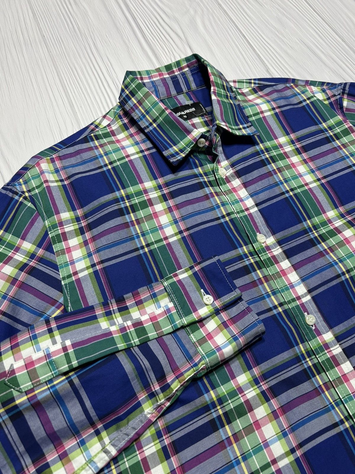 Dsquared2 Beautiful Dsquared 2 Multicolour Checks Shirt Size 46 Size US S / EU 44-46 / 1 - 8 Thumbnail