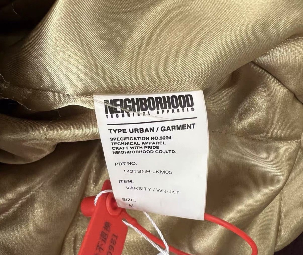 Neighborhood Neighborhood NBHD Leather-Sleeve Varsity Jacket J16 Size US M / EU 48-50 / 2 - 6 Thumbnail