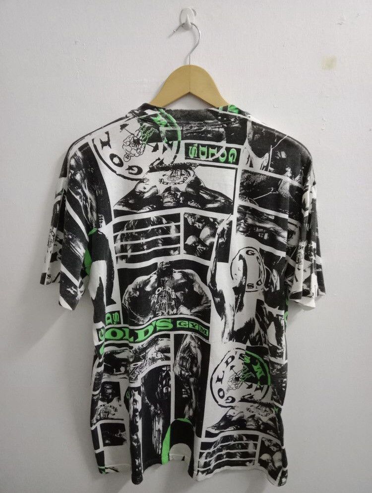 Vintage VINTAGE 90’s GOLD GYM ALL OVERPRINT SHIRT Size US L / EU 52-54 / 3 - 2 Thumbnail