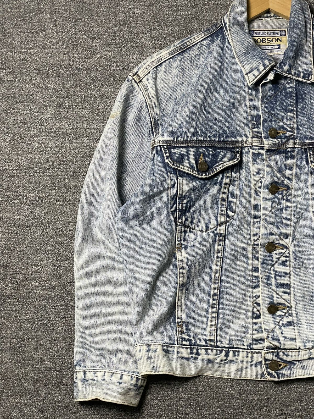 Vintage Vintage BOBSON Trucker Denim Jacket (95) Size US XS / EU 42 / 0 - 3 Thumbnail