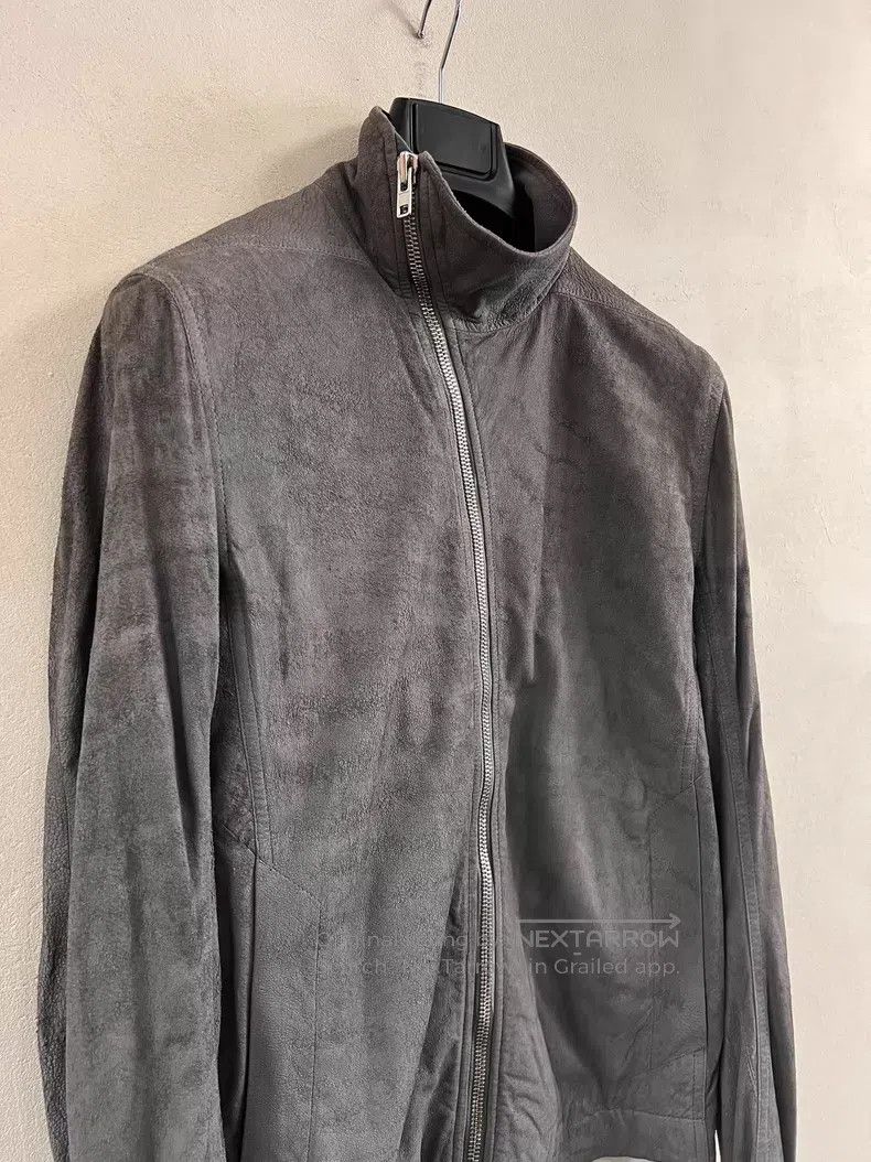 Rick Owens RICK OWENS Burnt Effect Cracked Leather Jacket Size US M / EU 48-50 / 2 - 5 Thumbnail