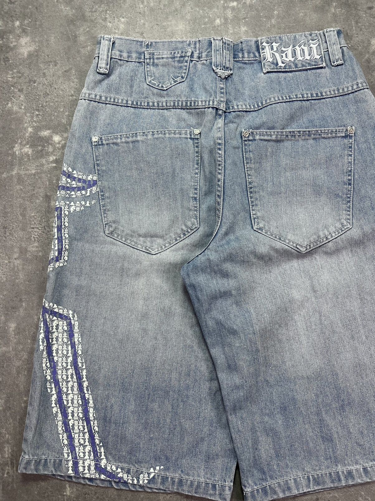 Karl Kani Karl Kani Big K Logo Pockets Baggy Denim Shorts Jorts Size US 32 / EU 48 - 9 Thumbnail