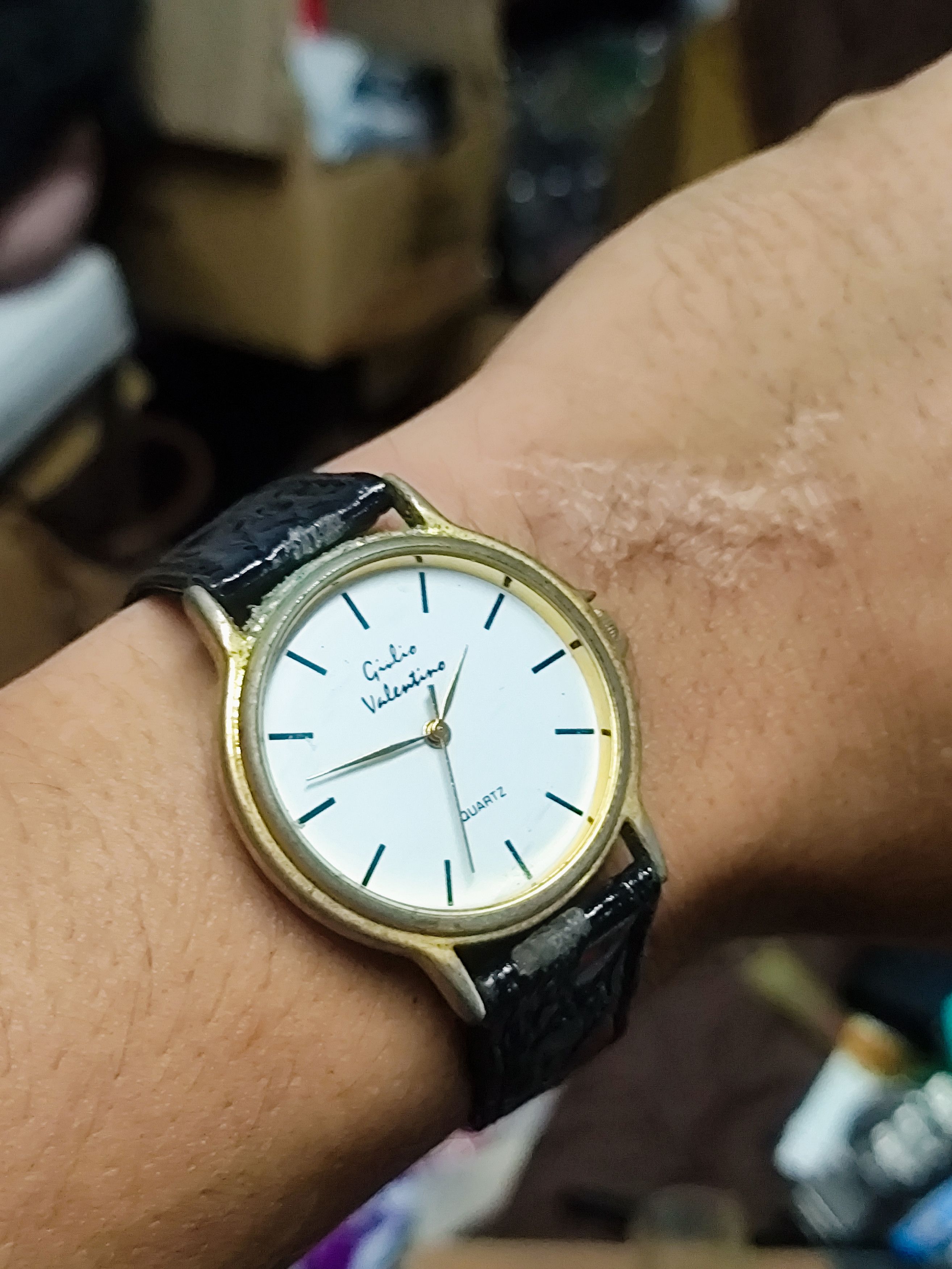 Japanese Brand × Vintage Vintage Watch By Girdio Valentino JAPAN ENGINE WATCH Size ONE SIZE - 1 Thumbnail