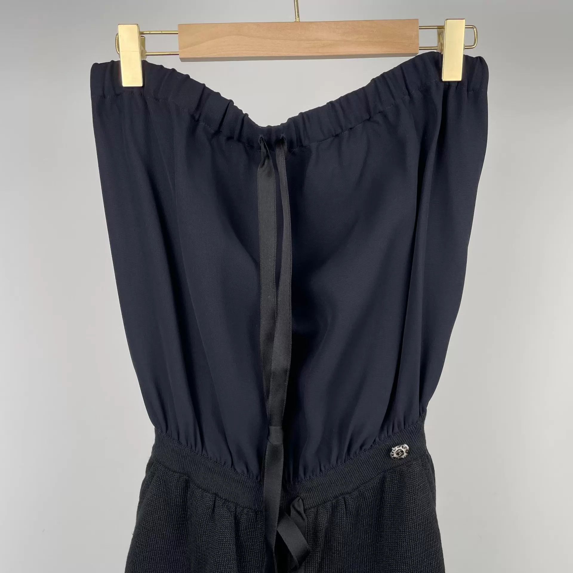 Chanel Chanel Linen Jumpsuit Black 34 Size XS / US 0-2 / IT 36-38 - 9 Thumbnail