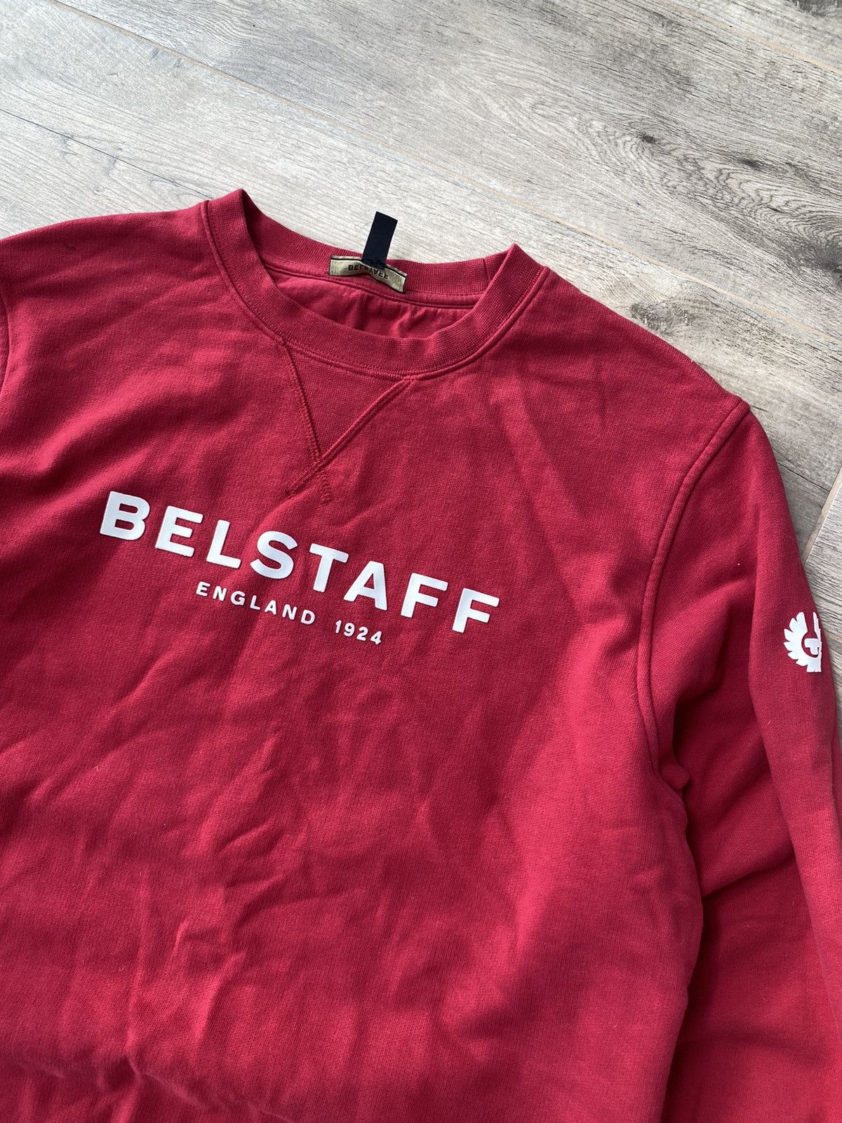 Belstaff Belstaff Logo Vintage Sweatshirt Size US L / EU 52-54 / 3 - 4 Thumbnail