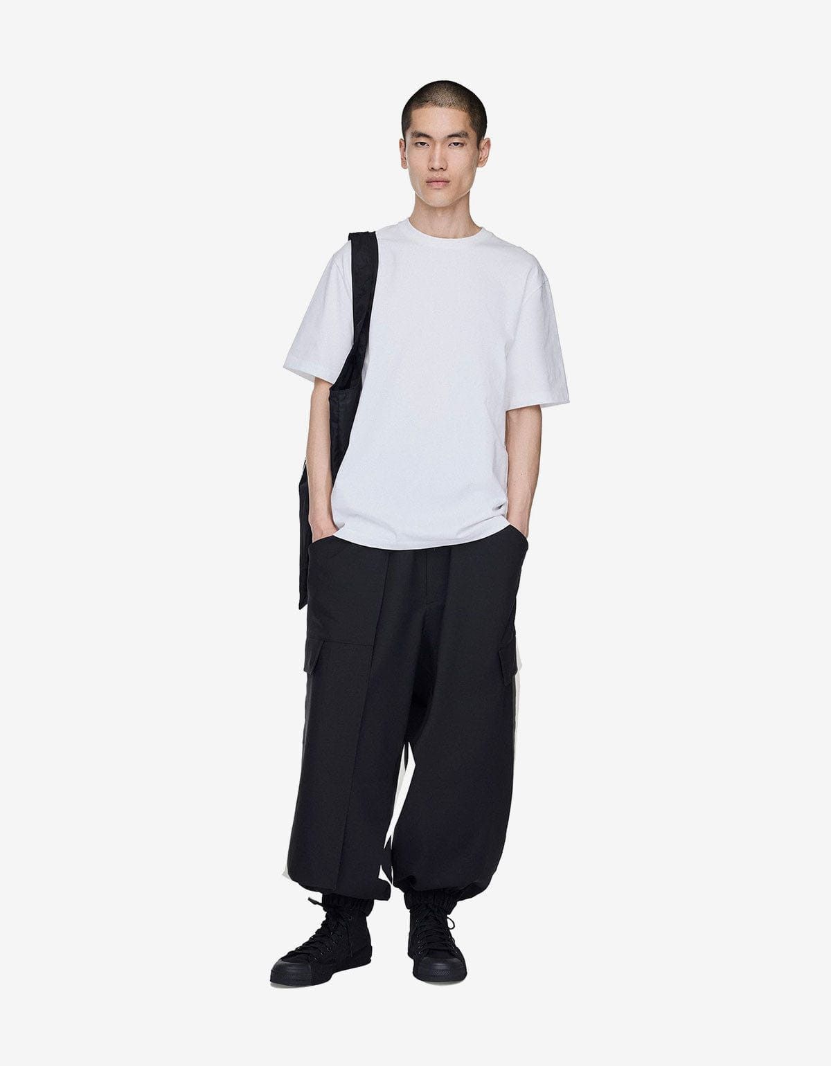 Y-3 Y-3 White Short Sleeve T-Shirt Size US S / EU 44-46 / 1 - 8 Thumbnail