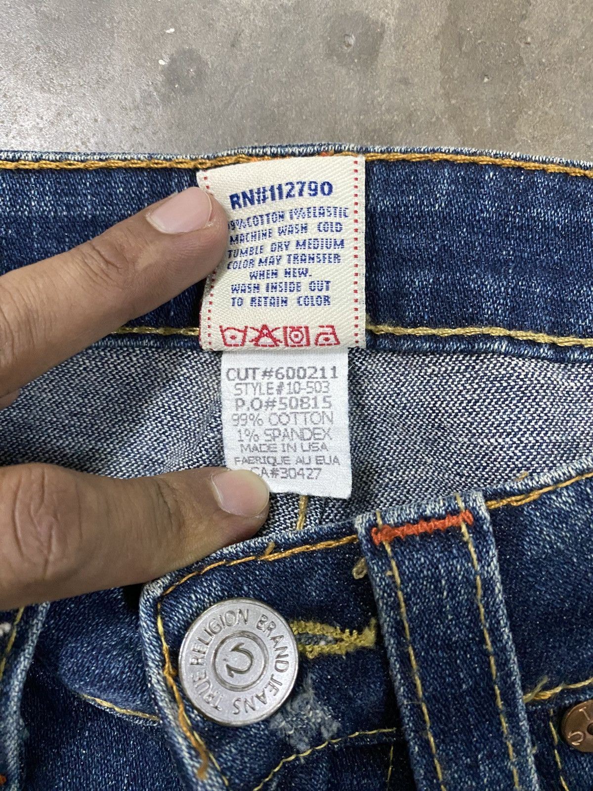 Jean × True Religion × Vintage Flare Jeans True Religion Section Joey @222 Size 26" / US 2 / IT 38 - 11 Thumbnail