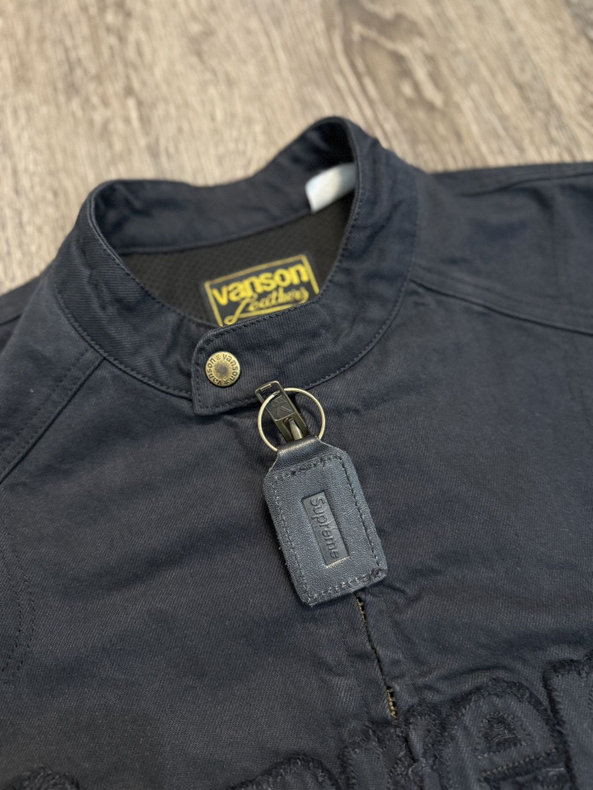 Supreme × Vanson Leathers Supreme Vanson Leathers Cordura Denim Jacket FW 22 Size M Size US M / EU 48-50 / 2 - 6 Thumbnail