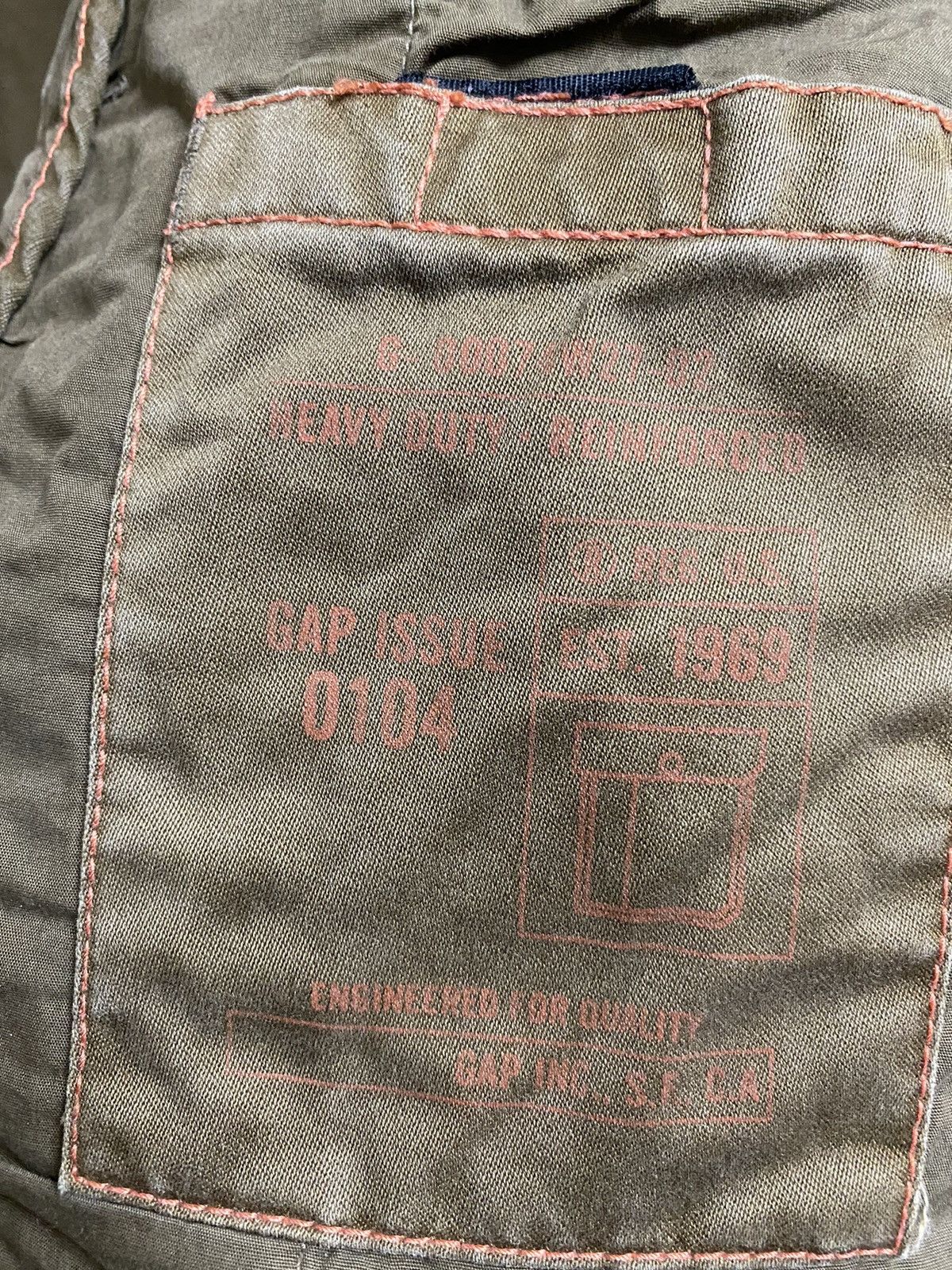 Gap Rare Vtg Gap Heavy Duty Reinforced Jacket Size US S / EU 44-46 / 1 - 16 Thumbnail