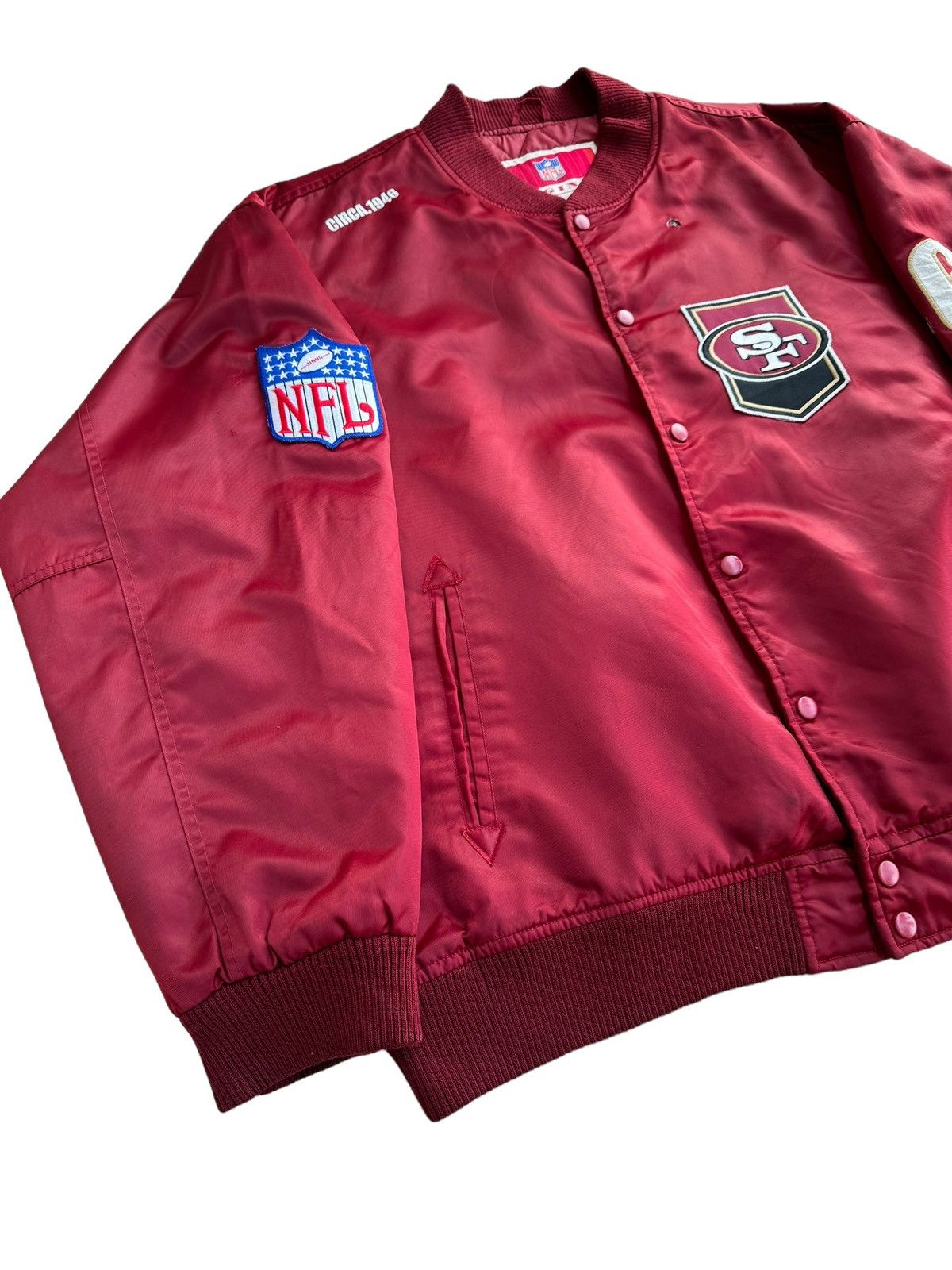 NFL VINTAGE NFL 49 ERS SAN FRANCISCO BOMBER JACKET Size US XL / EU 56 / 4 - 6 Thumbnail