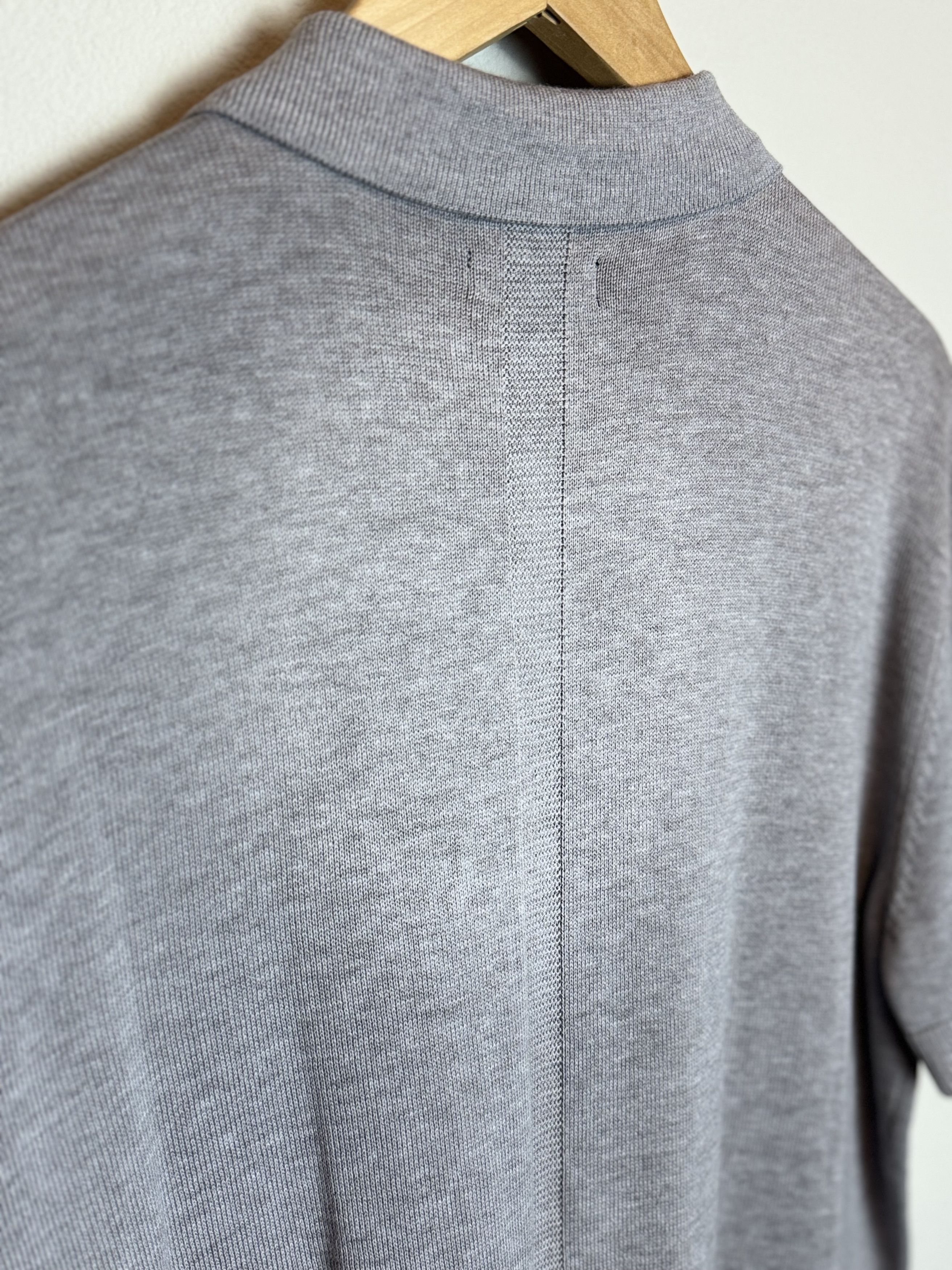 Paige Button Down Polo - Ribbed Detail