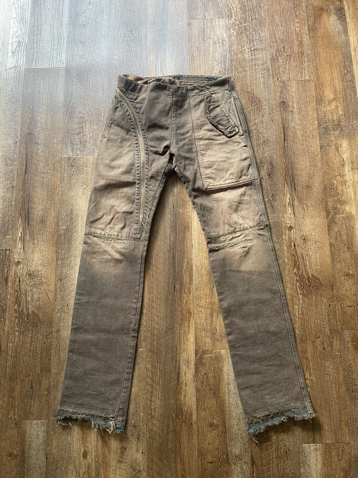 Rick Owens Rick Owens FW 06 Dustulator Mudwash Double Layer Aircuts OG Size US 32 / EU 48 - 3 Thumbnail