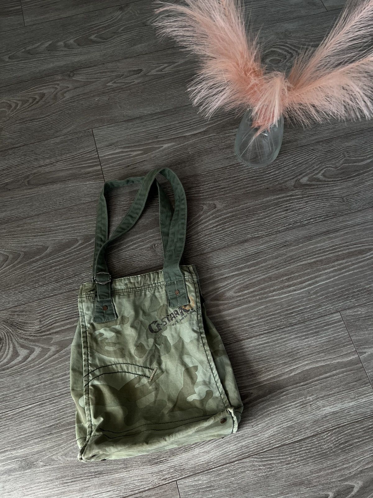 G-Star ‼️Vintage G Star Raw 2301 Military Army Combat Shoulders Bag‼️ Size ONE SIZE - 1 Thumbnail