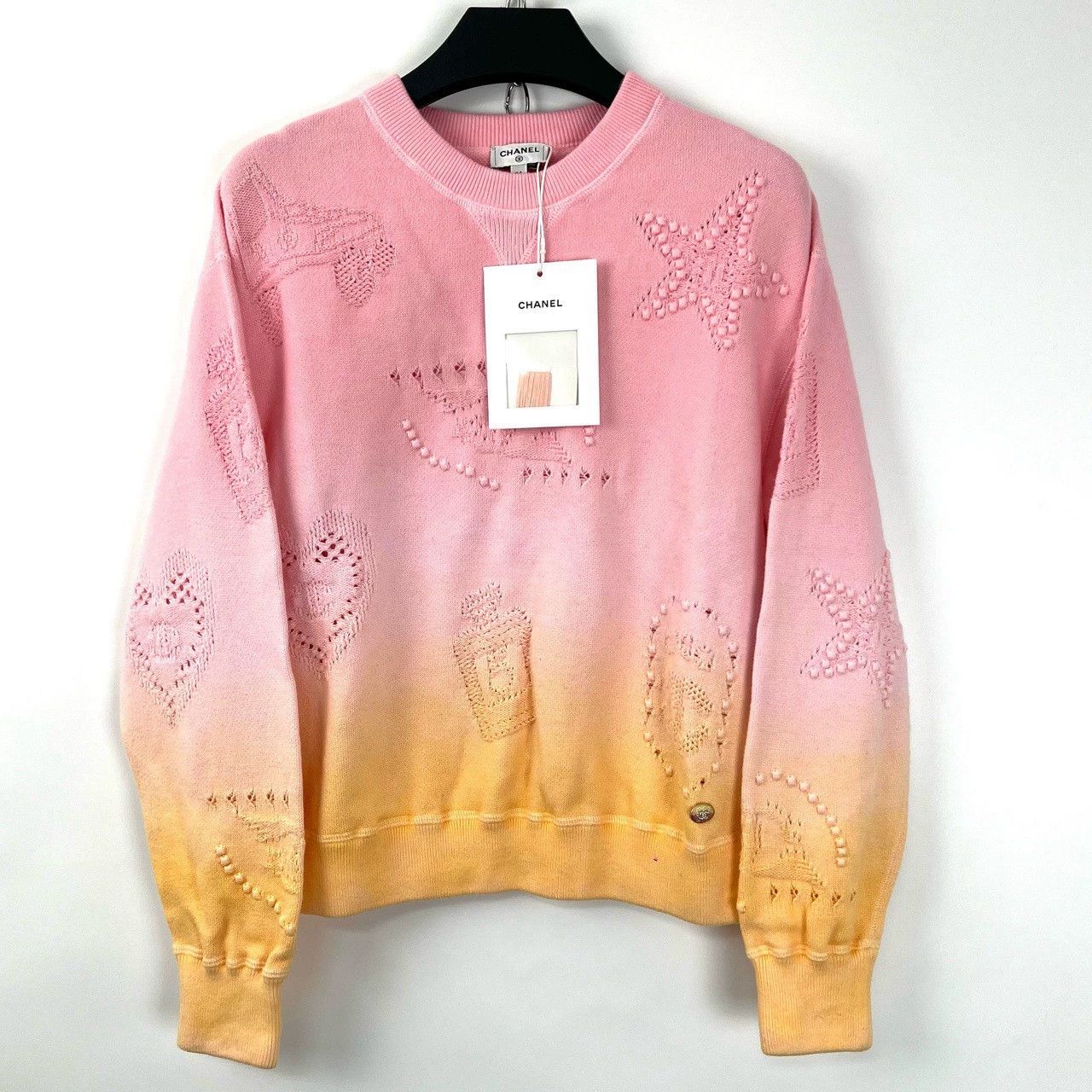 Chanel 24C Gradient Embroidered Sweatshirt - dmc