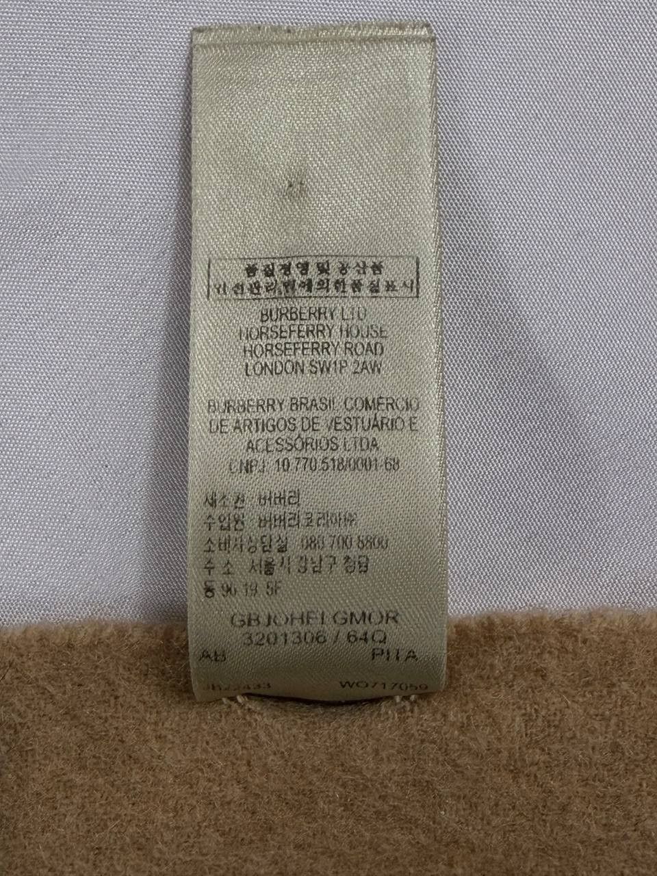Burberry Burberry Classic Check Cashmere Scarf 'Archive Beige' 168x30 Size ONE SIZE - 7 Thumbnail
