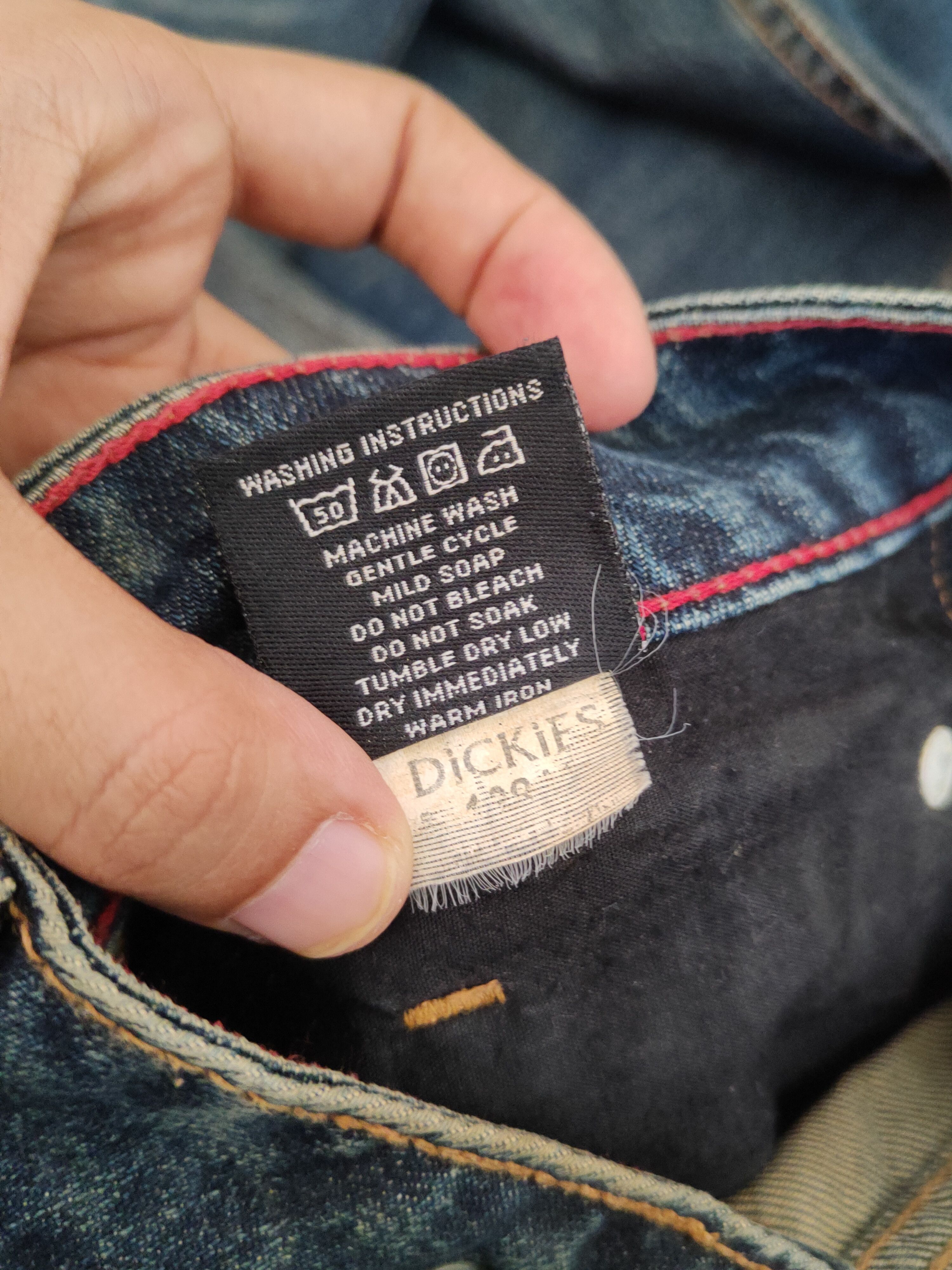 Japanese Brand Tykes Dark Blue Faded Distressed Ripped Jeans #S2141 Size US 32 / EU 48 - 17 Thumbnail