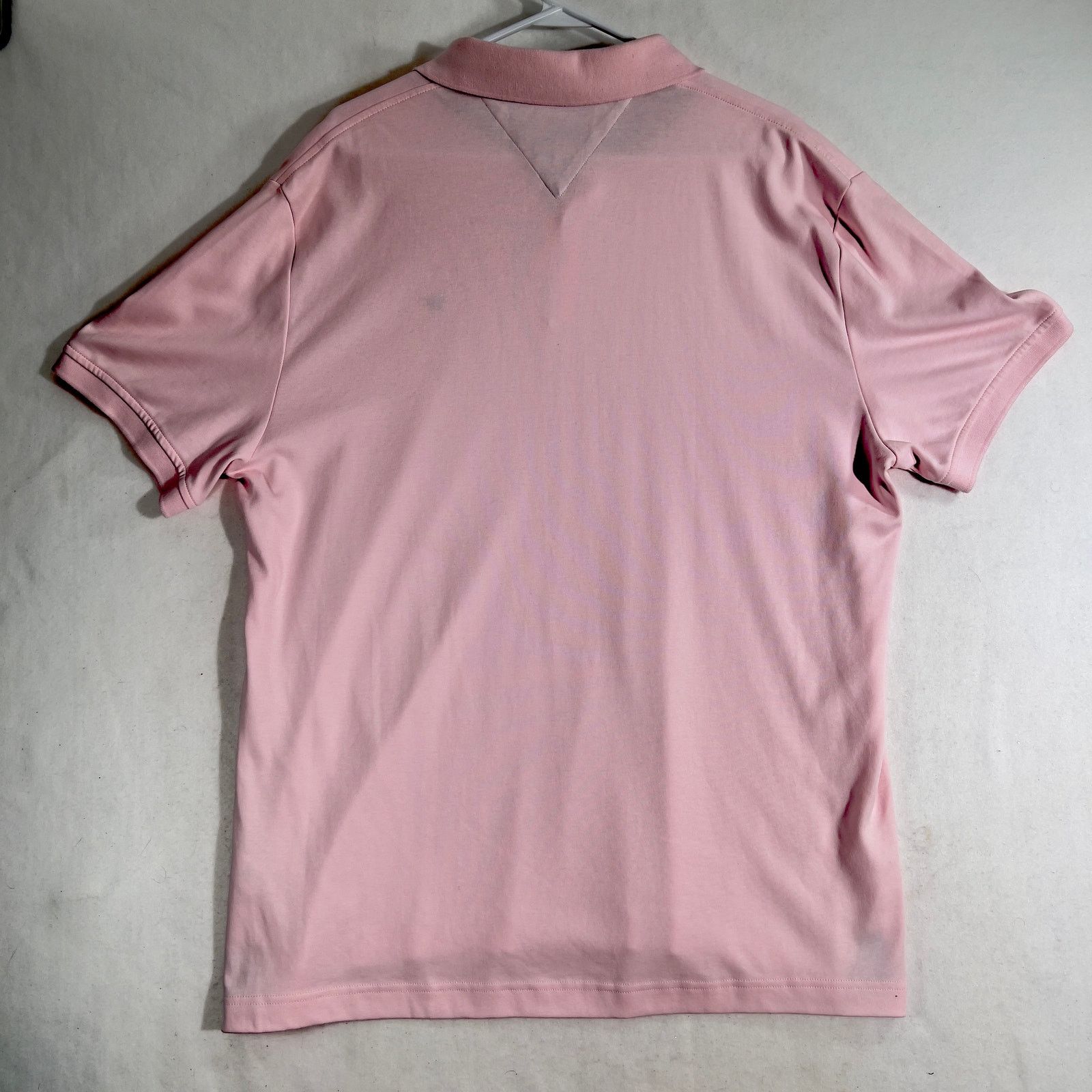 Tommy Hilfiger Tommy Hilfiger Henley Polo Shirt XL Custom Fit Pink Cotton Size US XL / EU 56 / 4 - 3 Thumbnail
